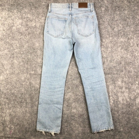 Madewell Slim Demi-Boot Jeans in Bellmeade Wash Size 23 Style AN327 - Picture 10 of 12